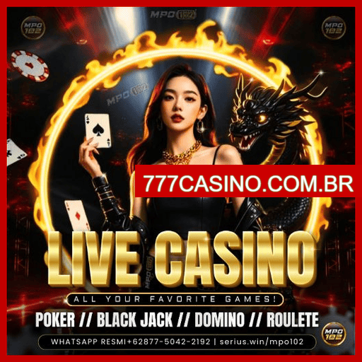 777Casino com 50+ mesas de cassino ao vivo em HD 4K.